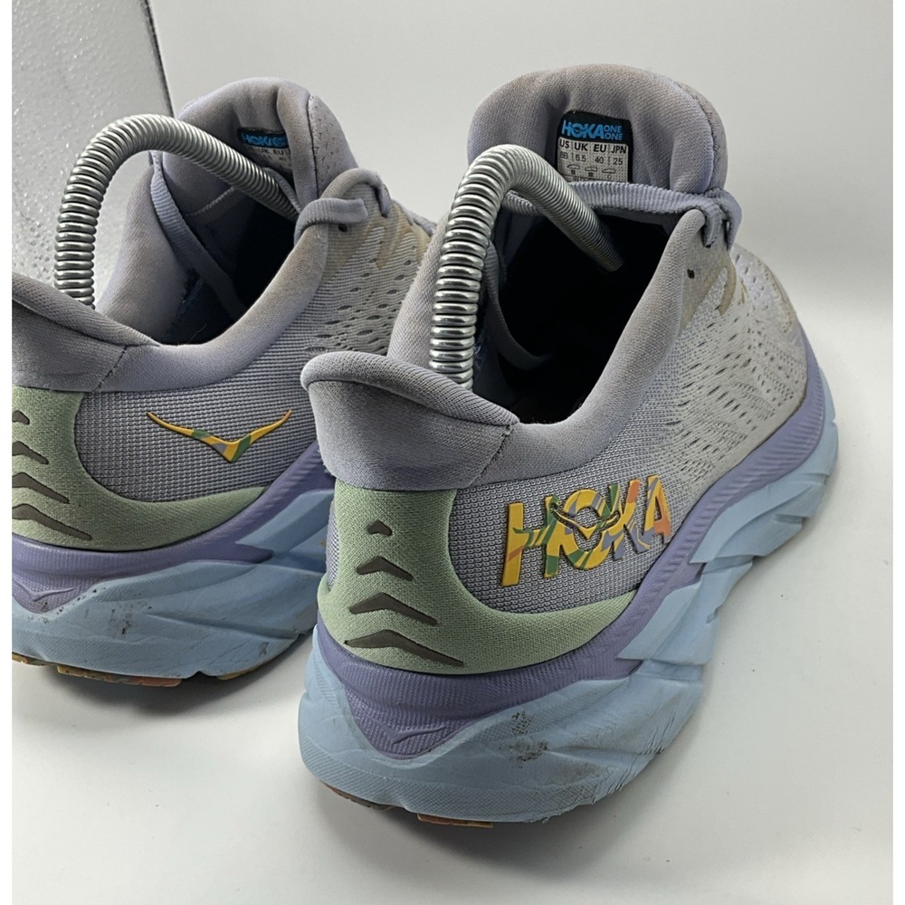 Hoka Clifton 8 Women's Running Shoes Size 8B Baby Lavender/Smoke Green - Picture 8 of 16